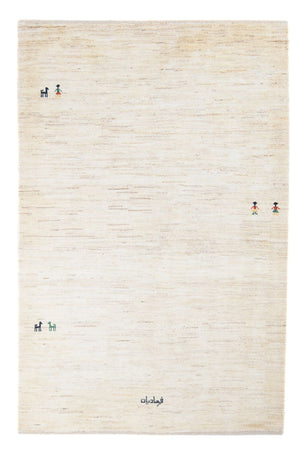 Dywan Gabbeh - perski - 177 x 121 cm - beżowy