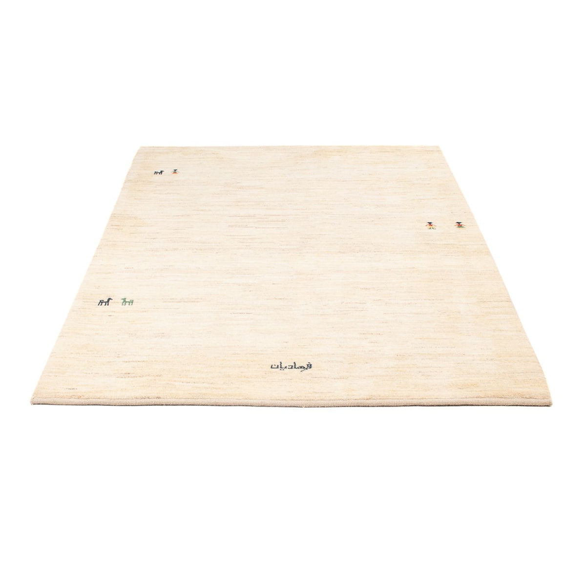 Dywan Gabbeh - perski - 177 x 121 cm - beżowy