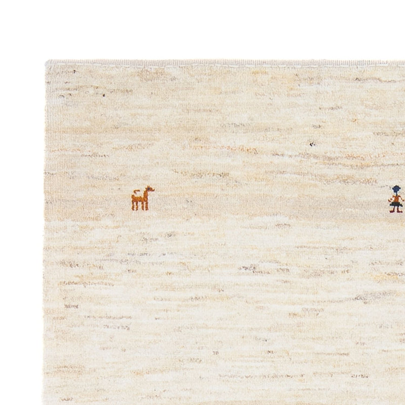 Dywan Gabbeh - perski - 176 x 120 cm - beżowy