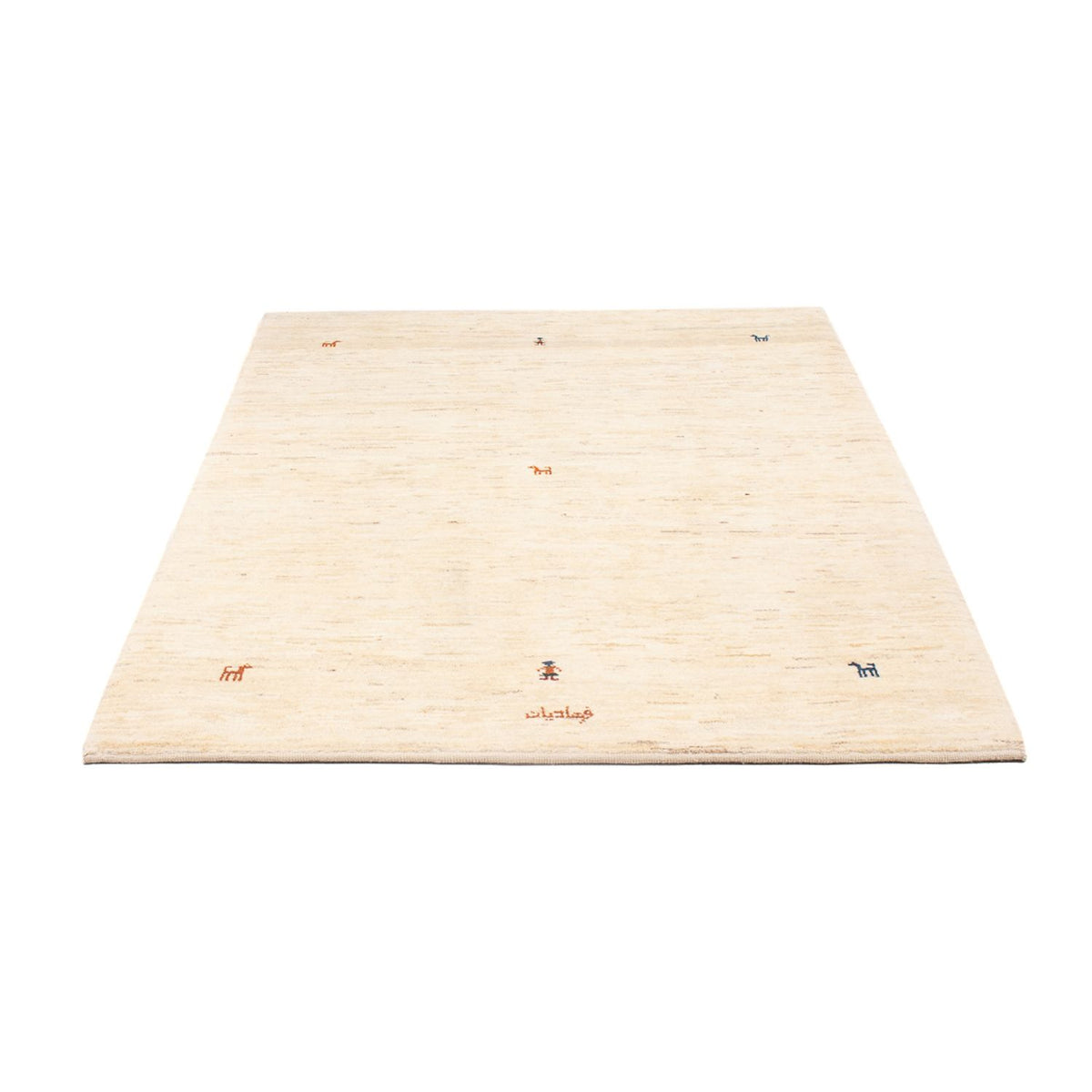 Dywan Gabbeh - perski - 176 x 120 cm - beżowy