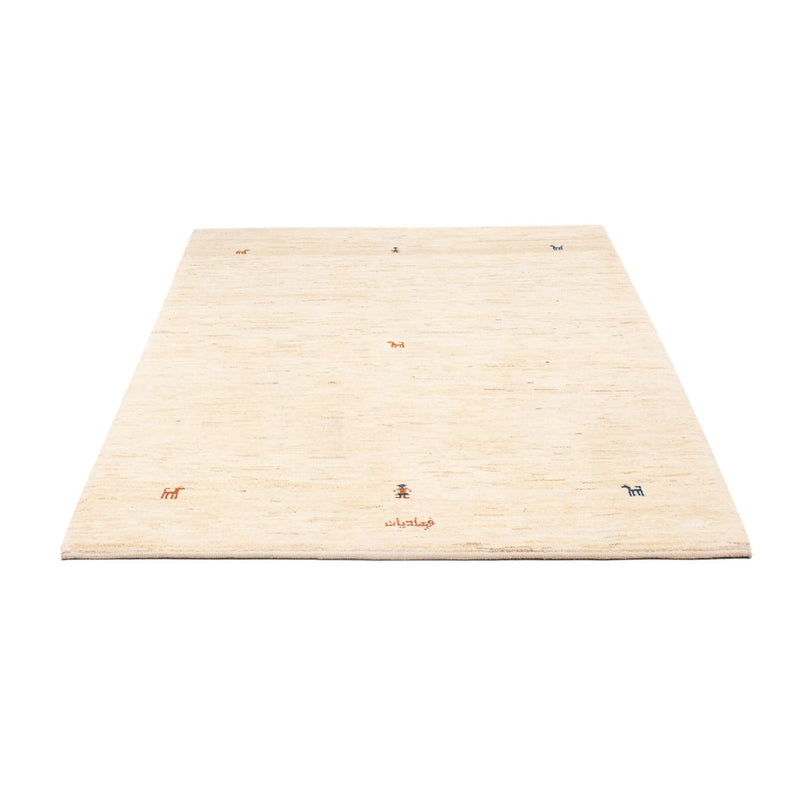 Dywan Gabbeh - perski - 176 x 120 cm - beżowy