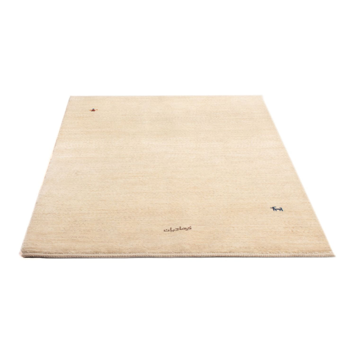 Dywan Gabbeh - perski - 173 x 110 cm - biały