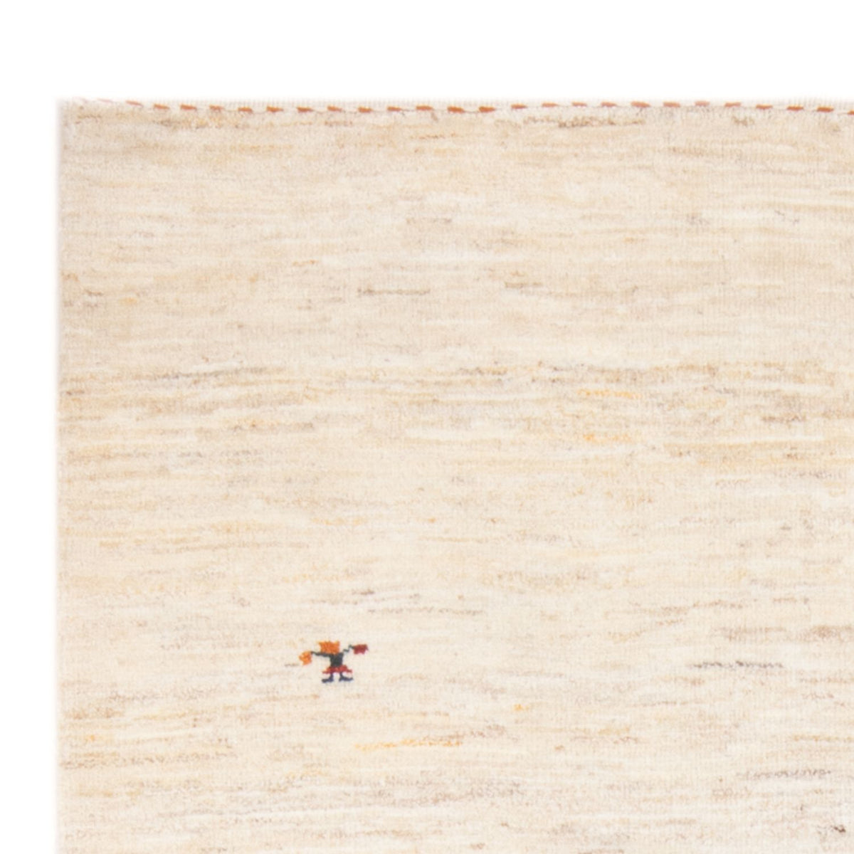 Dywan Gabbeh - perski - 160 x 110 cm - kremowy