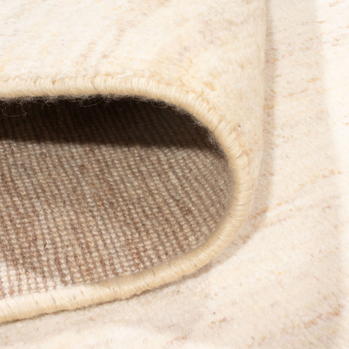 Dywan Gabbeh - perski - 160 x 110 cm - kremowy