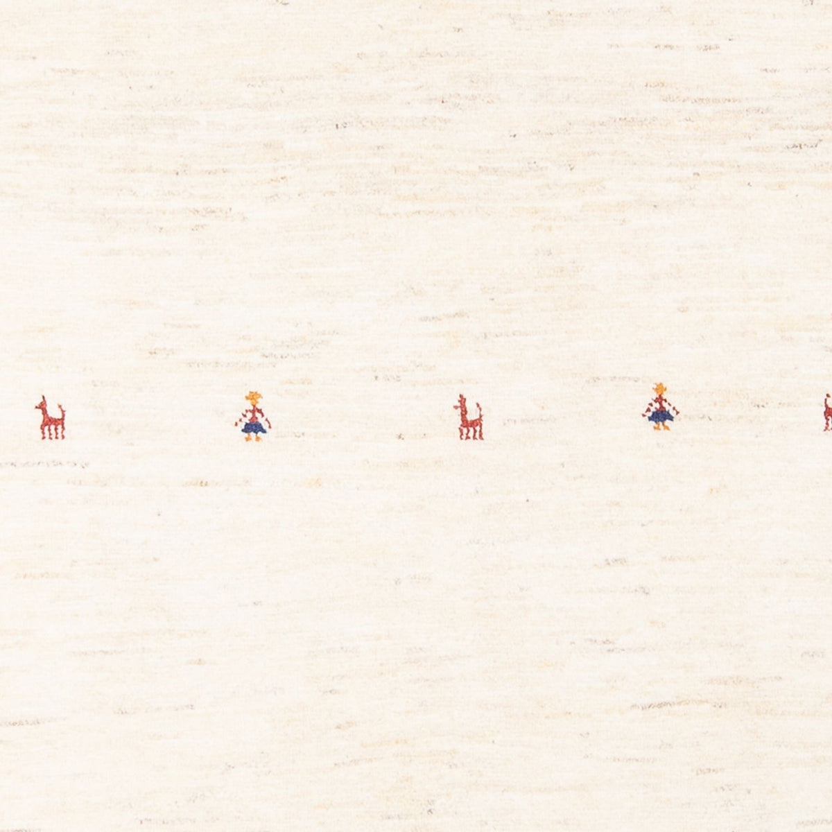 Dywan Gabbeh - perski - 184 x 112 cm - beżowy