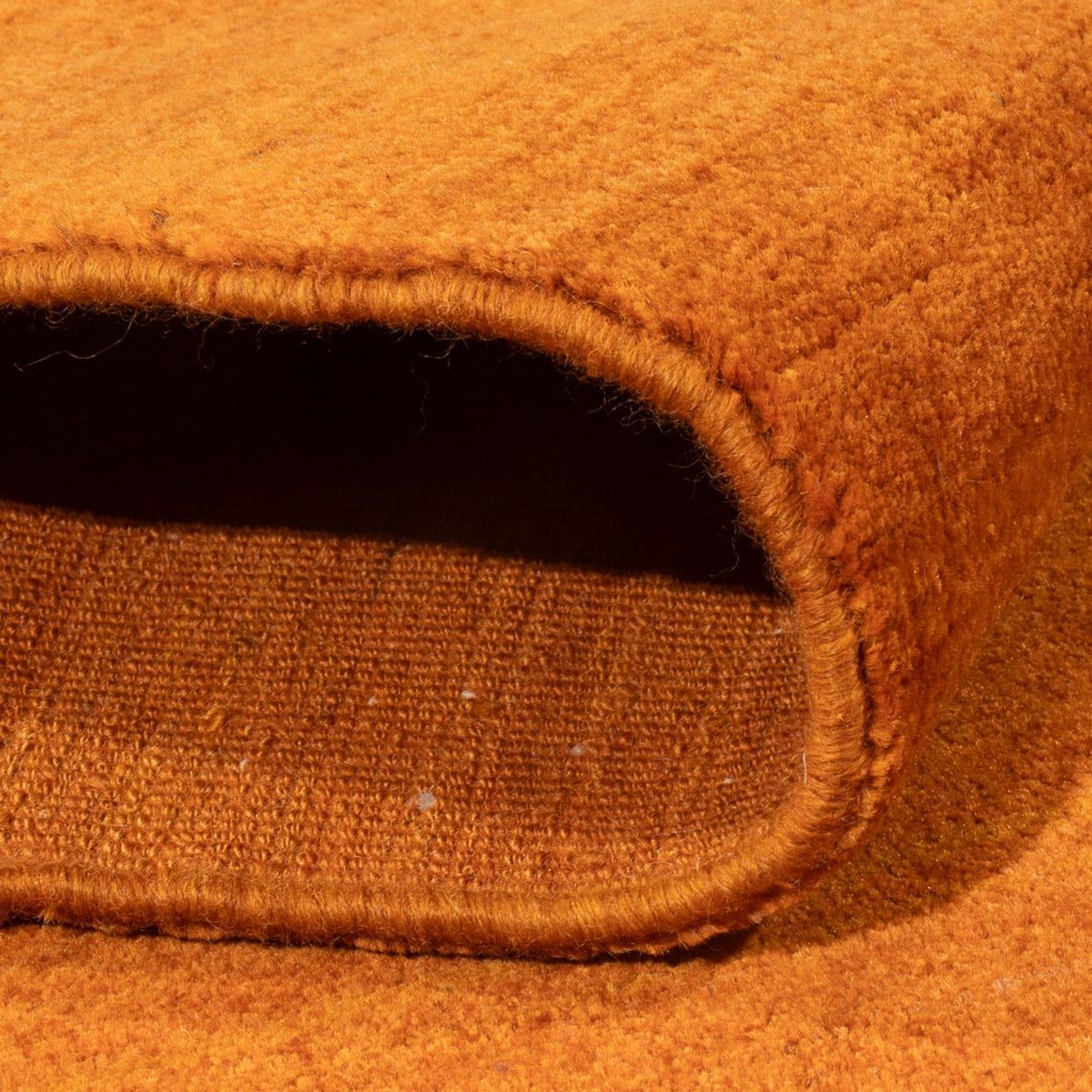 Dywan Gabbeh - perski - 176 x 115 cm - pomarańczowy