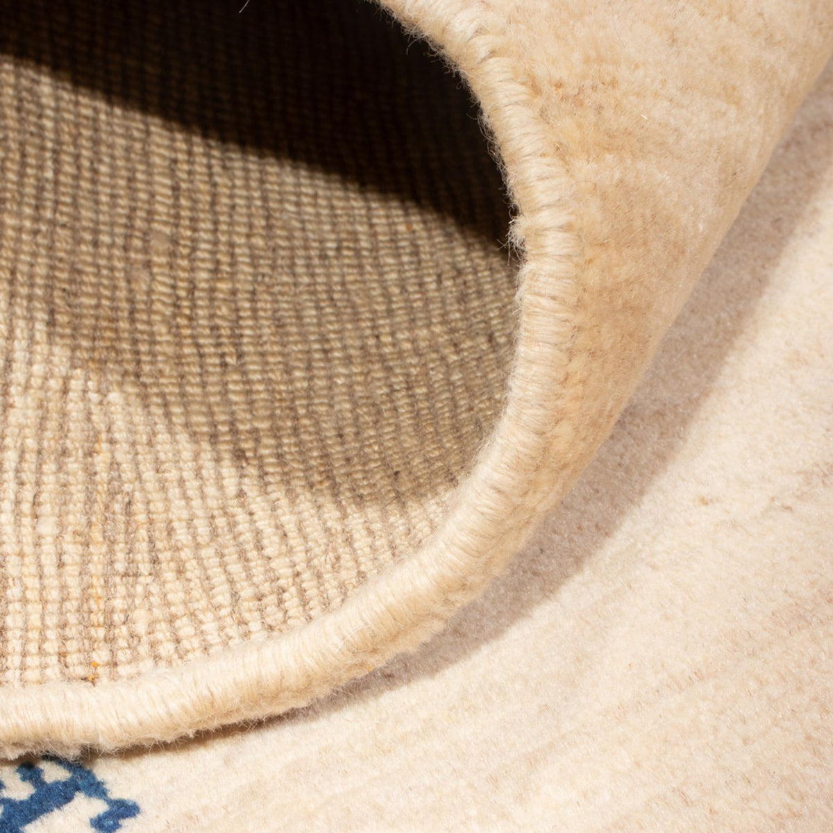 Dywan Gabbeh - perski - 150 x 109 cm - jasny beż