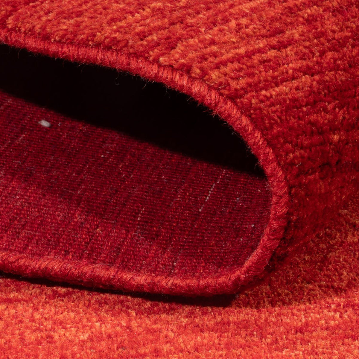 Dywan Gabbeh - perski - 190 x 122 cm - czerwony