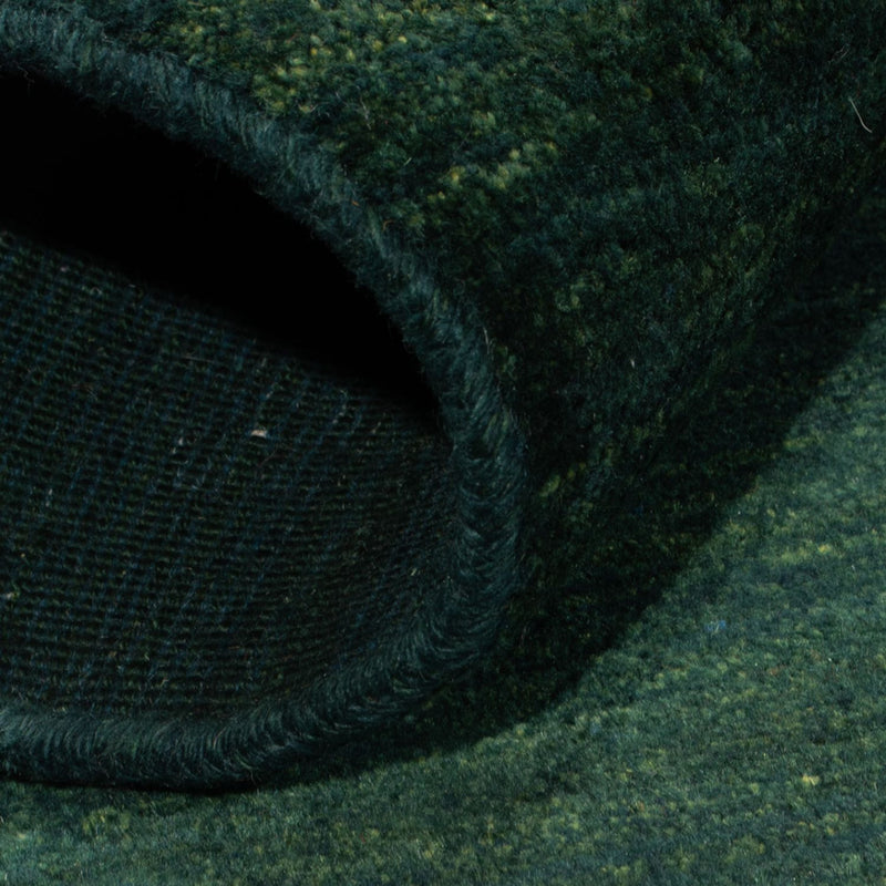 Dywan Gabbeh - perski - 146 x 98 cm - ciemna zieleń