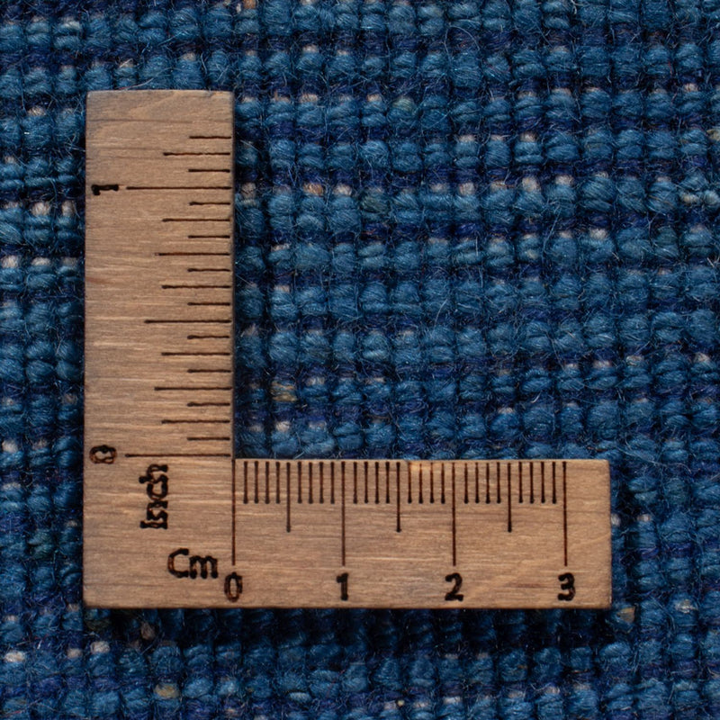 Dywan Gabbeh - perski - 140 x 102 cm - morski błękit