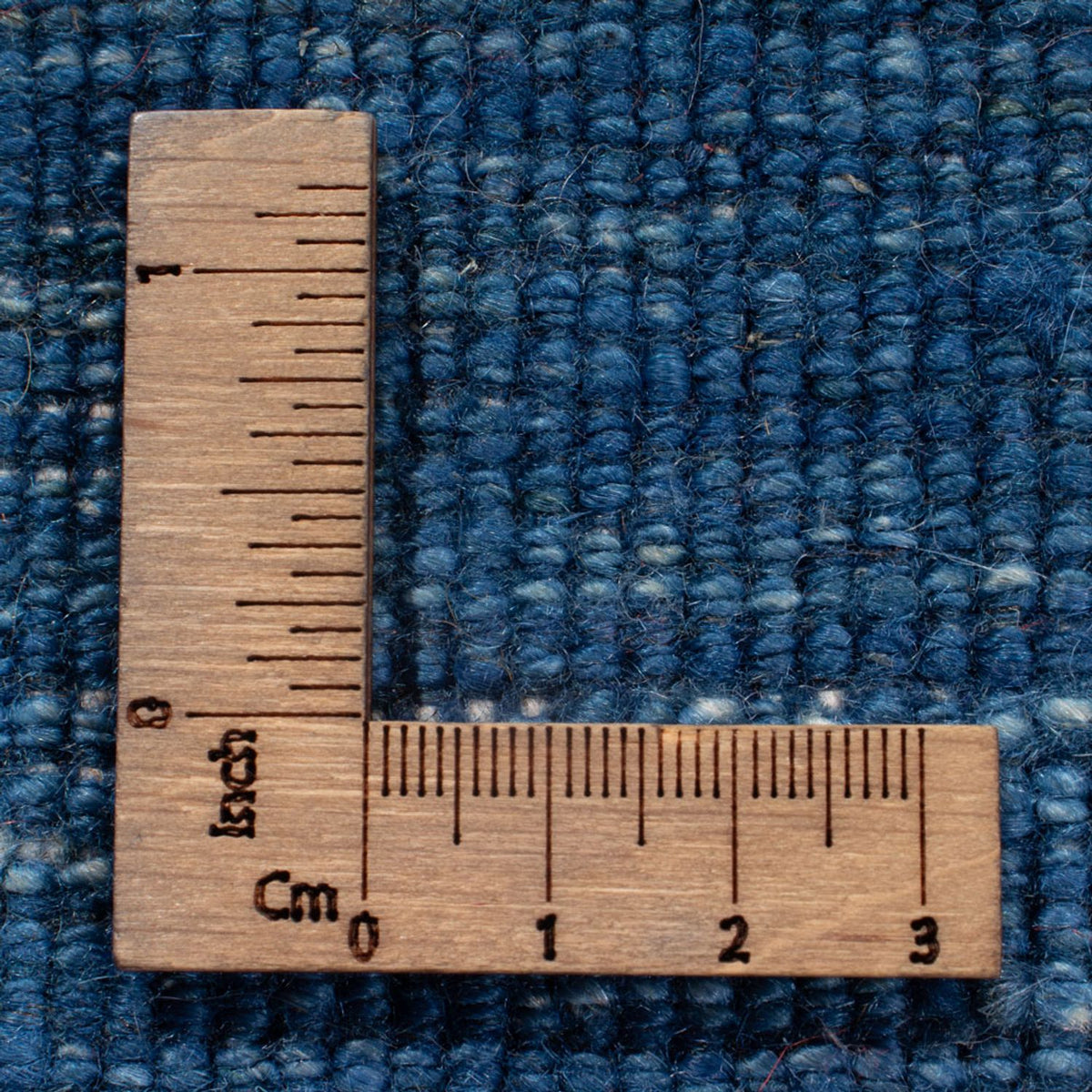 Dywan Gabbeh - perski - 144 x 96 cm - morski błękit