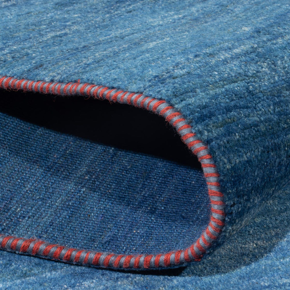 Dywan Gabbeh - perski - 176 x 115 cm - niebieski