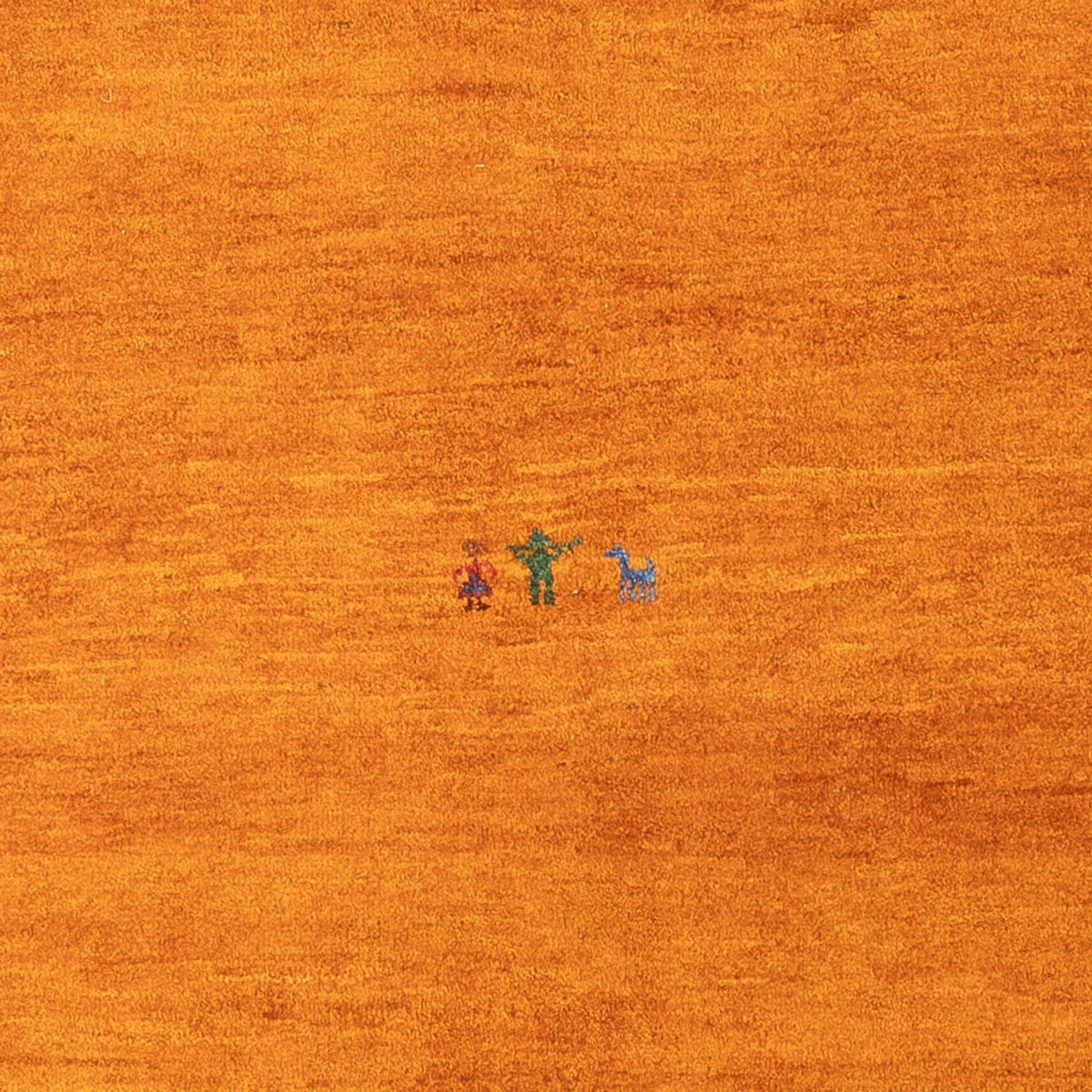 Dywan Gabbeh - perski - 178 x 123 cm - pomarańczowy