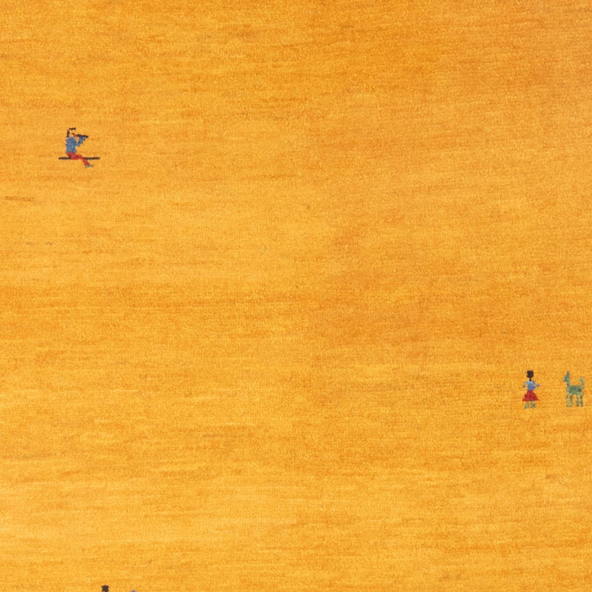 Dywan Gabbeh - perski - 147 x 100 cm - złoto