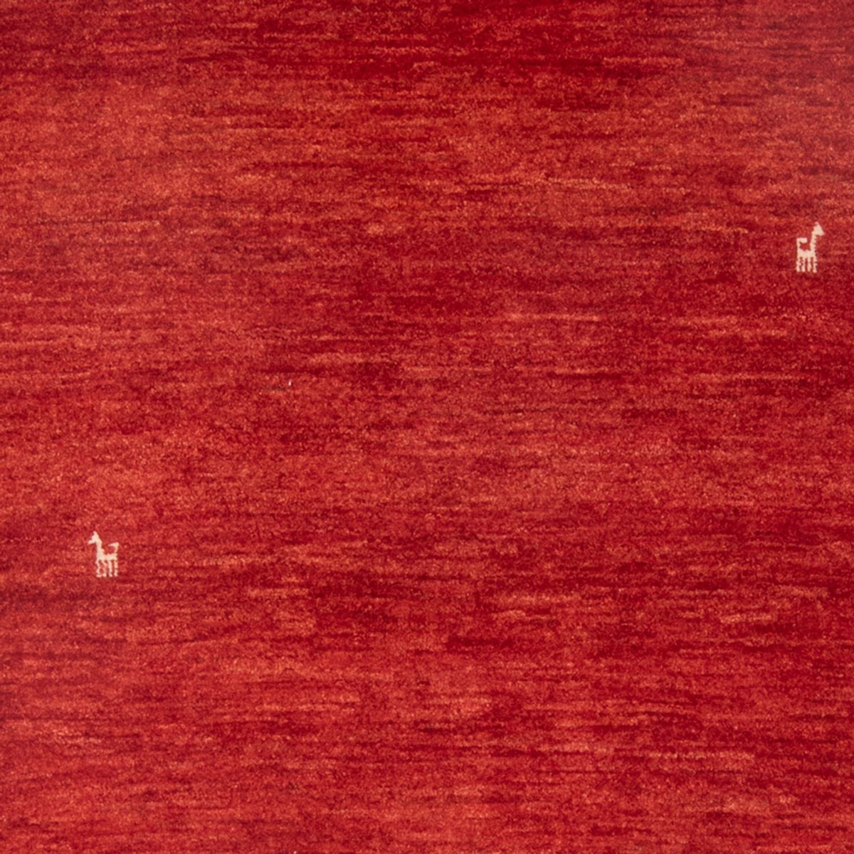 Dywan Gabbeh - perski - 145 x 101 cm - czerwony