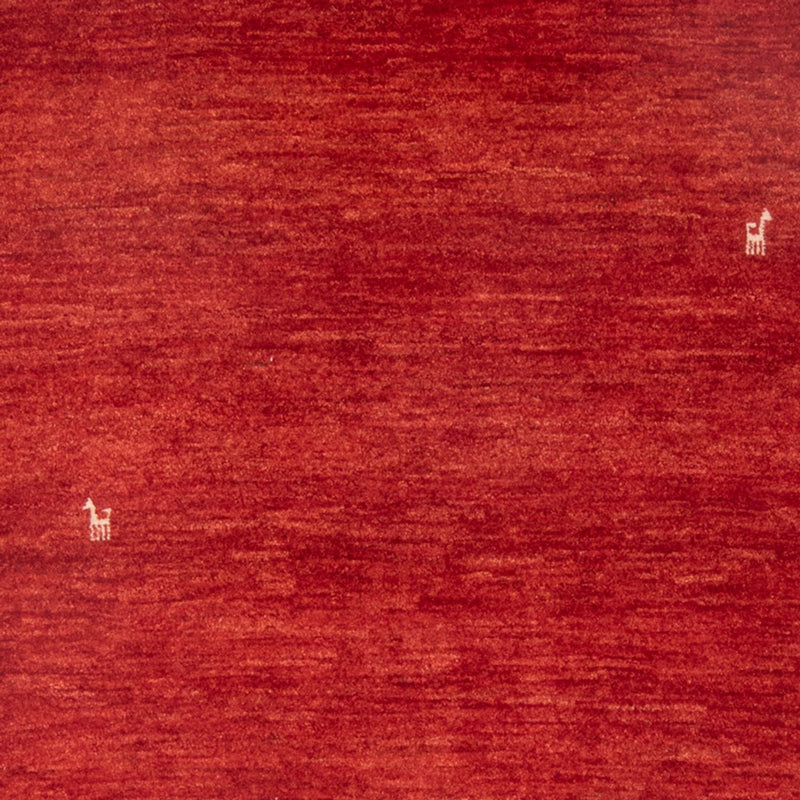 Dywan Gabbeh - perski - 145 x 101 cm - czerwony