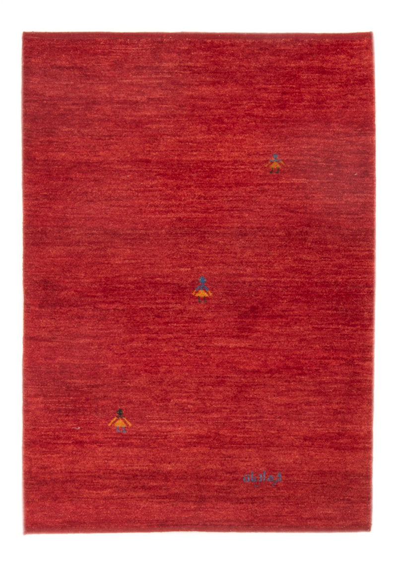 Dywan Gabbeh - perski - 145 x 96 cm - czerwony