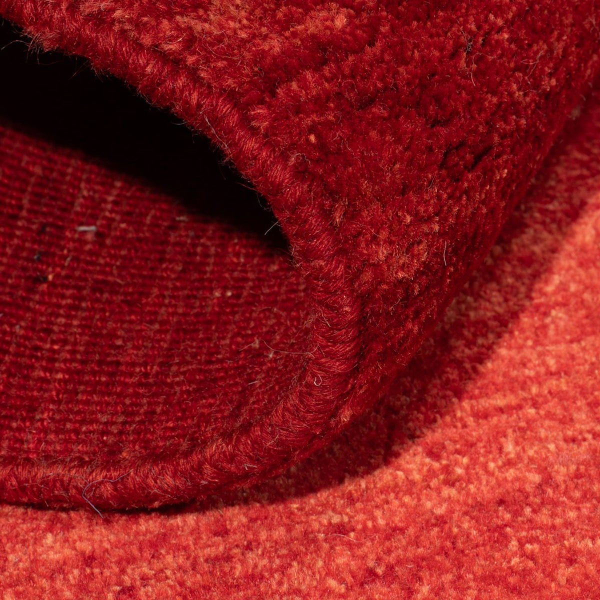 Dywan Gabbeh - perski - 145 x 96 cm - czerwony