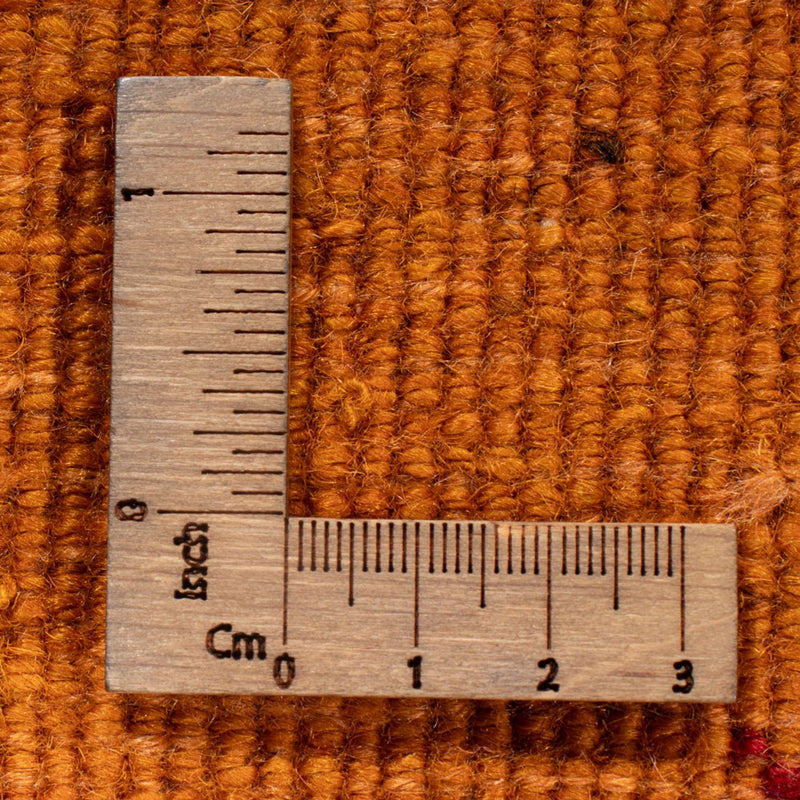 Dywan Gabbeh - perski - 138 x 104 cm - terakota