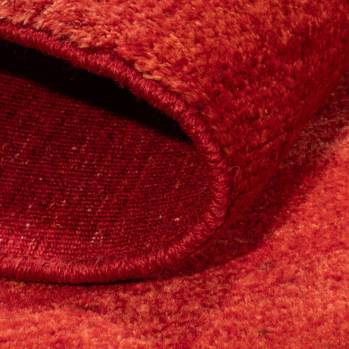 Dywan Gabbeh - perski - 140 x 104 cm - czerwony