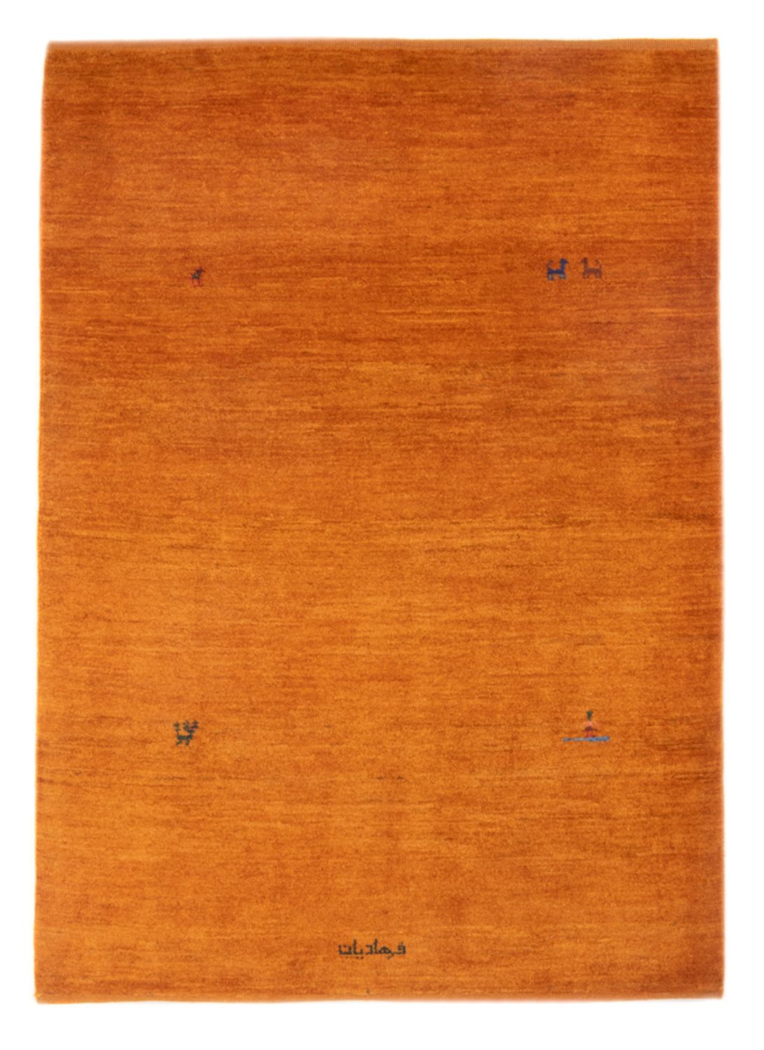 Dywan Gabbeh - perski - 160 x 107 cm - terakota