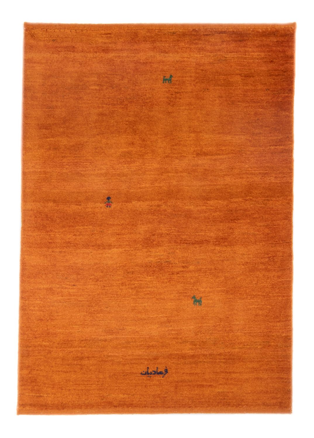 Dywan Gabbeh - perski - 152 x 103 cm - terakota