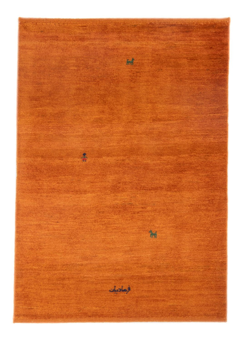 Dywan Gabbeh - perski - 152 x 103 cm - terakota