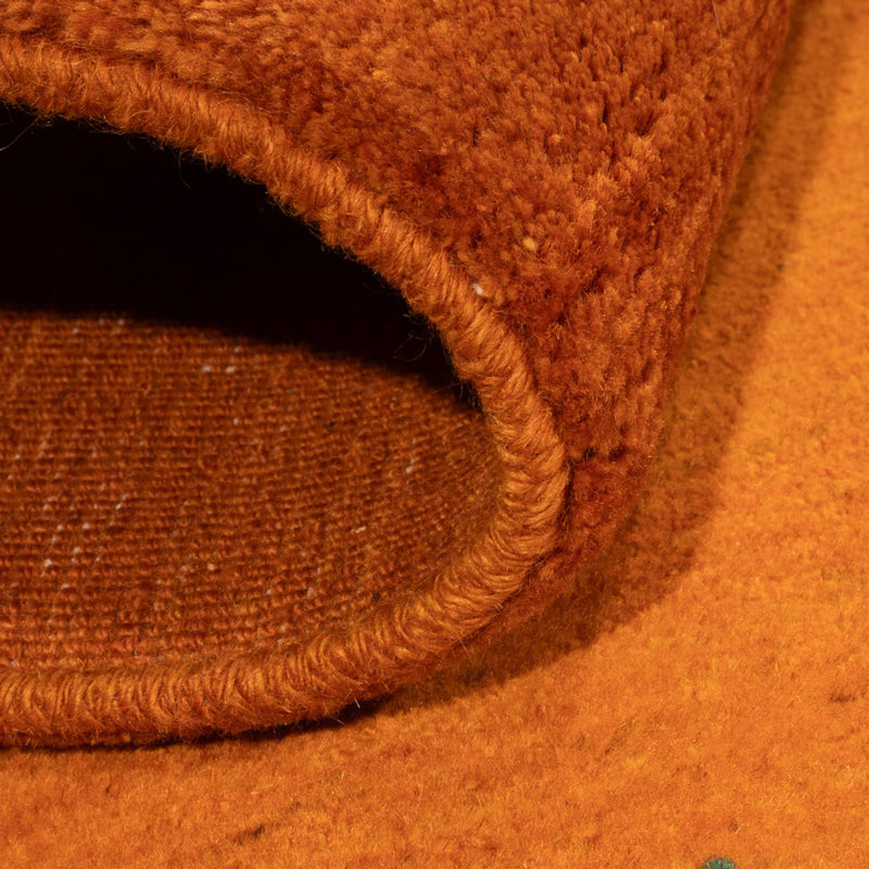 Dywan Gabbeh - perski - 152 x 103 cm - terakota