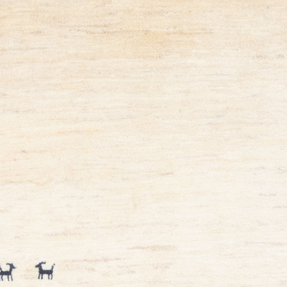 Dywan Gabbeh - perski - 150 x 102 cm - biały