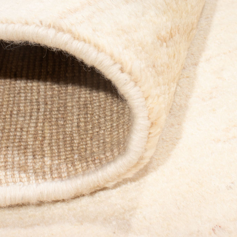 Dywan Gabbeh - perski - 150 x 102 cm - biały