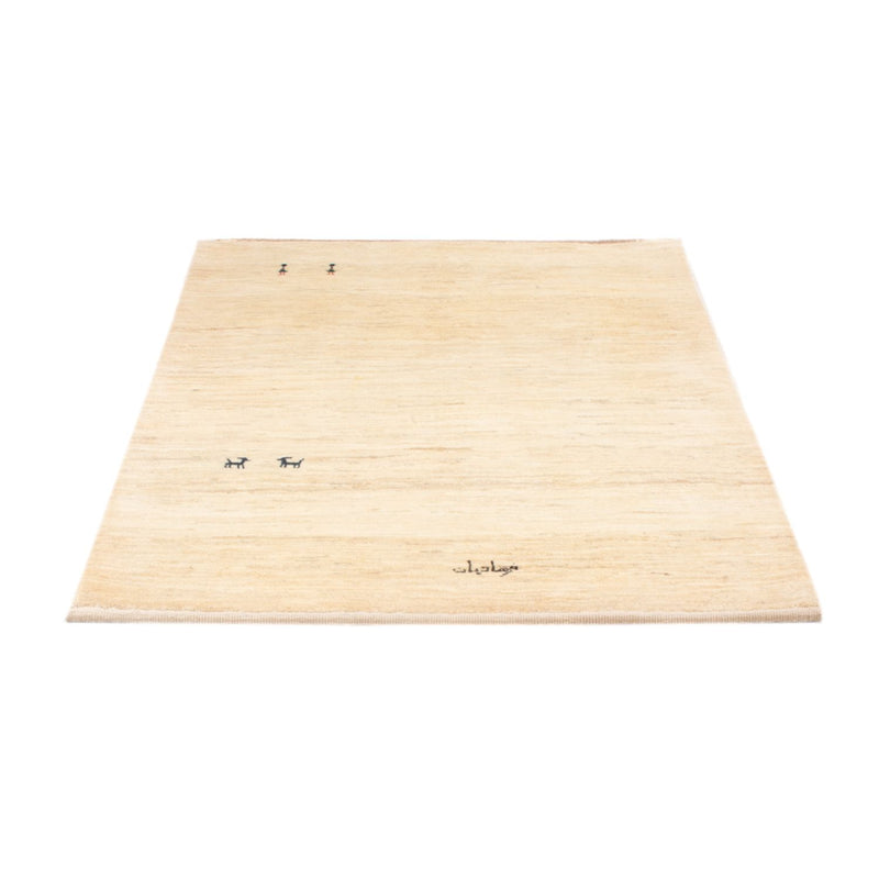 Dywan Gabbeh - perski - 150 x 102 cm - biały