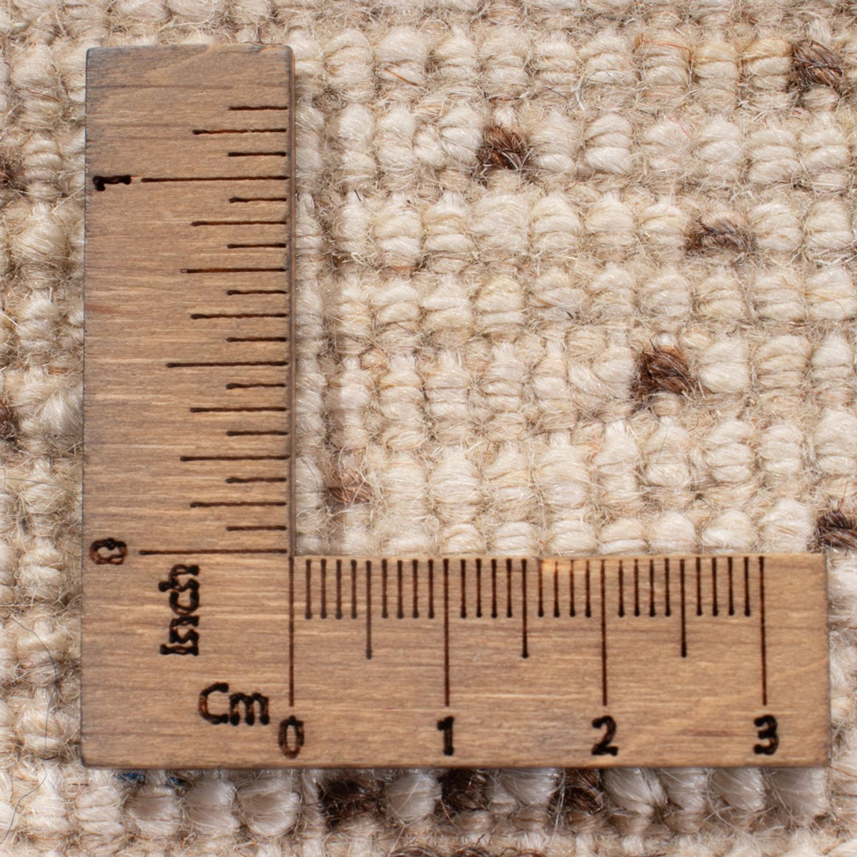 Dywan Gabbeh - perski - 142 x 100 cm - biały