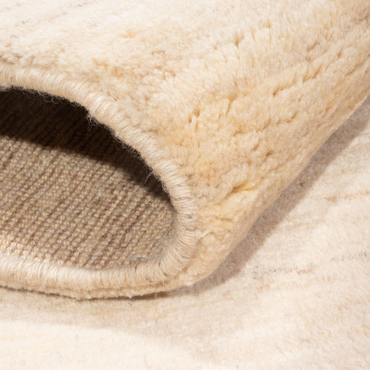 Dywan Gabbeh - perski - 148 x 100 cm - jasny beż