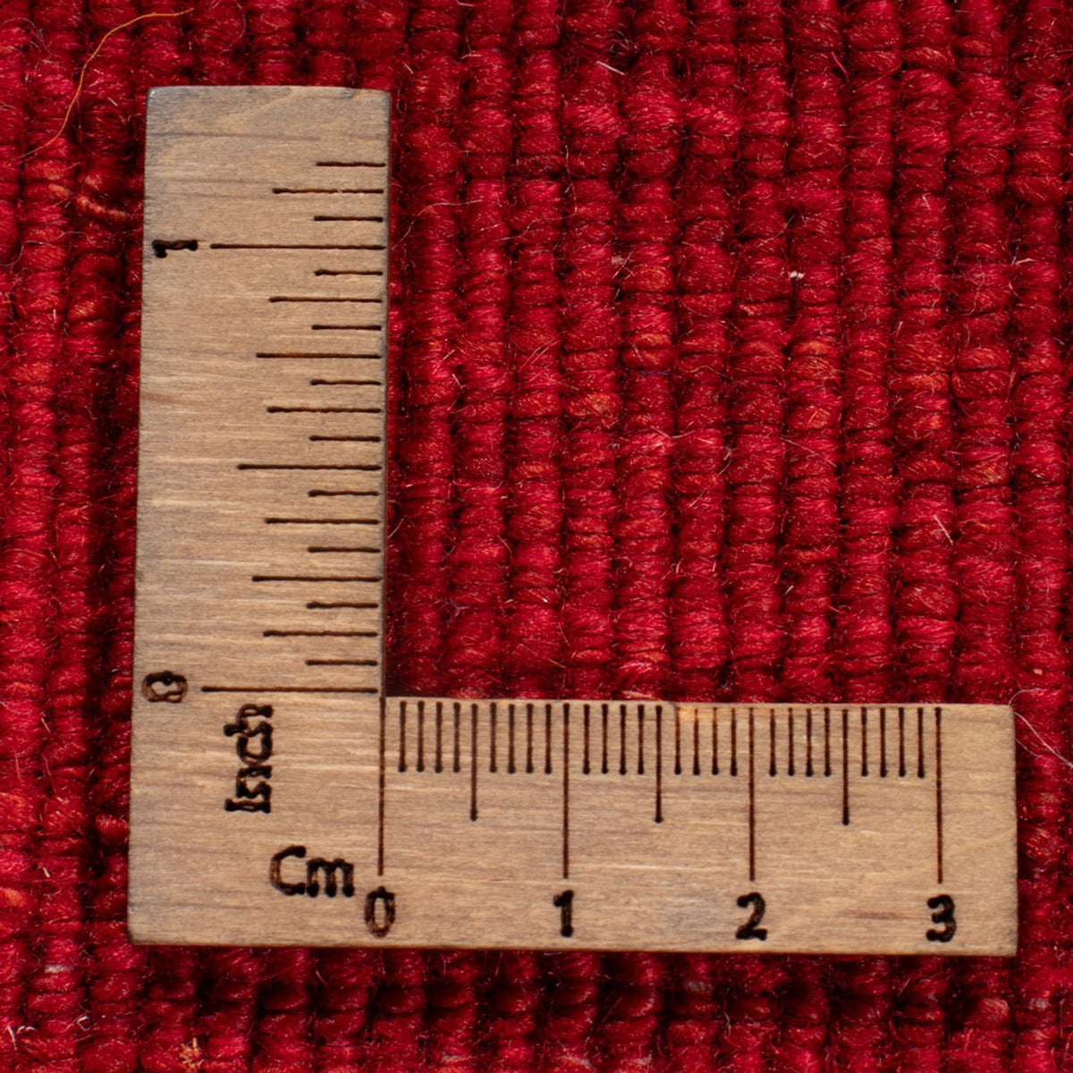 Dywan Gabbeh - perski - 147 x 101 cm - ciemna czerwień