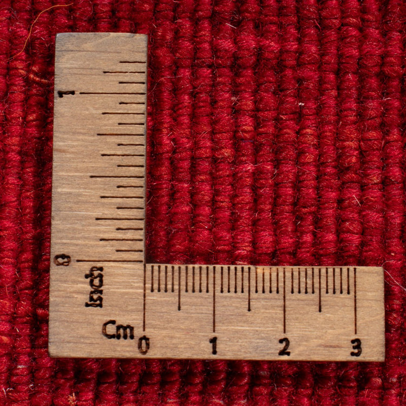 Dywan Gabbeh - perski - 147 x 101 cm - ciemna czerwień