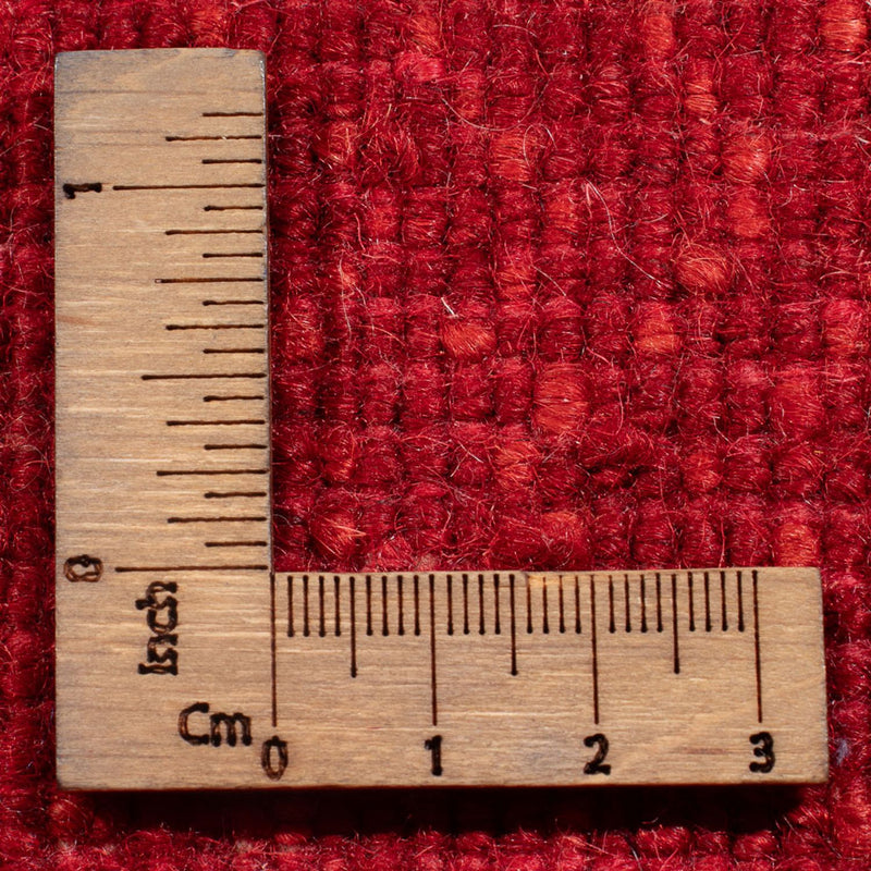 Dywan Gabbeh - perski - 180 x 127 cm - ciemna czerwień