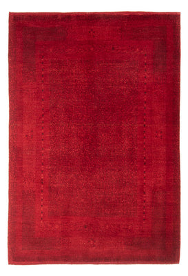 Dywan Gabbeh - perski - 177 x 128 cm - ciemna czerwień
