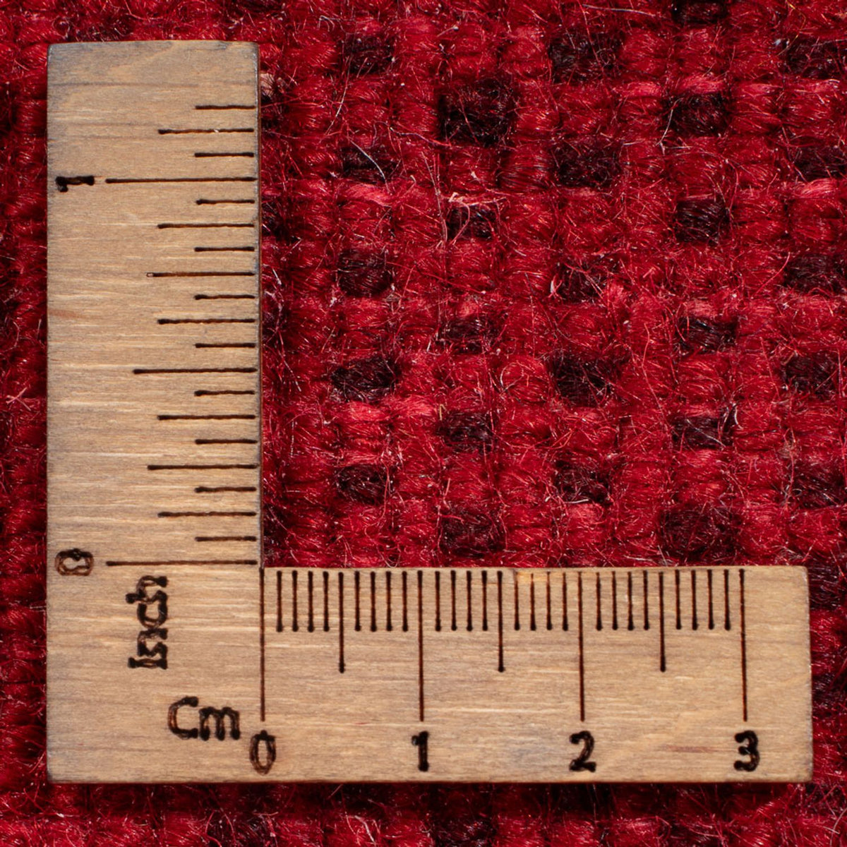 Dywan Gabbeh - perski - 177 x 128 cm - ciemna czerwień