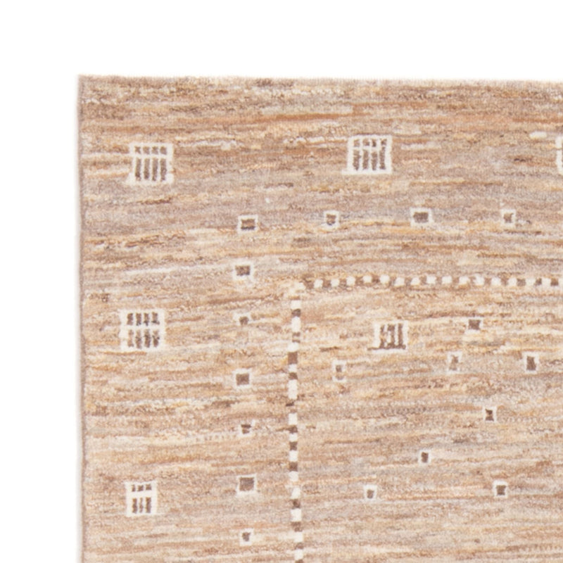 Dywan Gabbeh - perski - 144 x 100 cm - jasnobrązowy