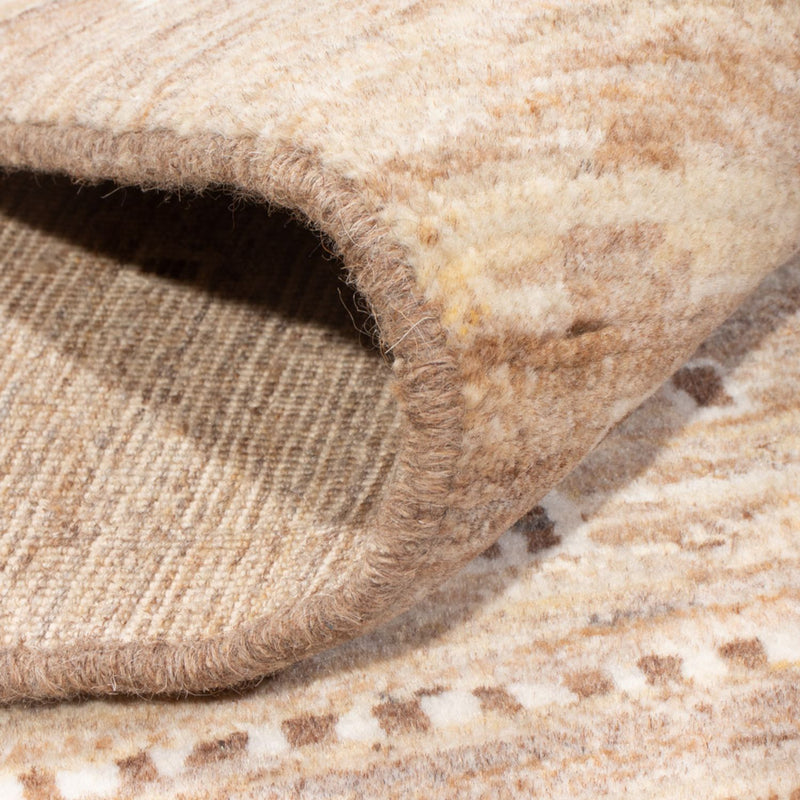 Dywan Gabbeh - perski - 144 x 100 cm - jasnobrązowy