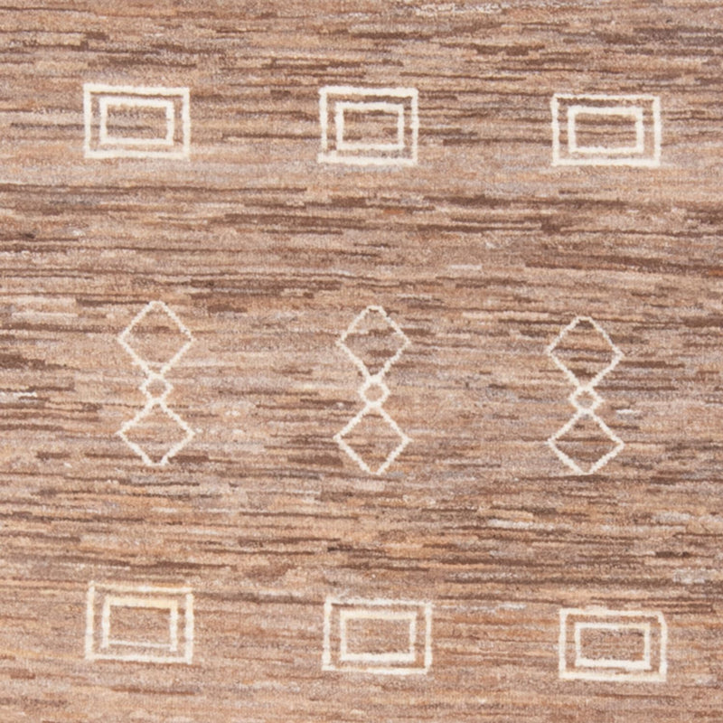 Dywan Gabbeh - perski - 149 x 99 cm - brązowy