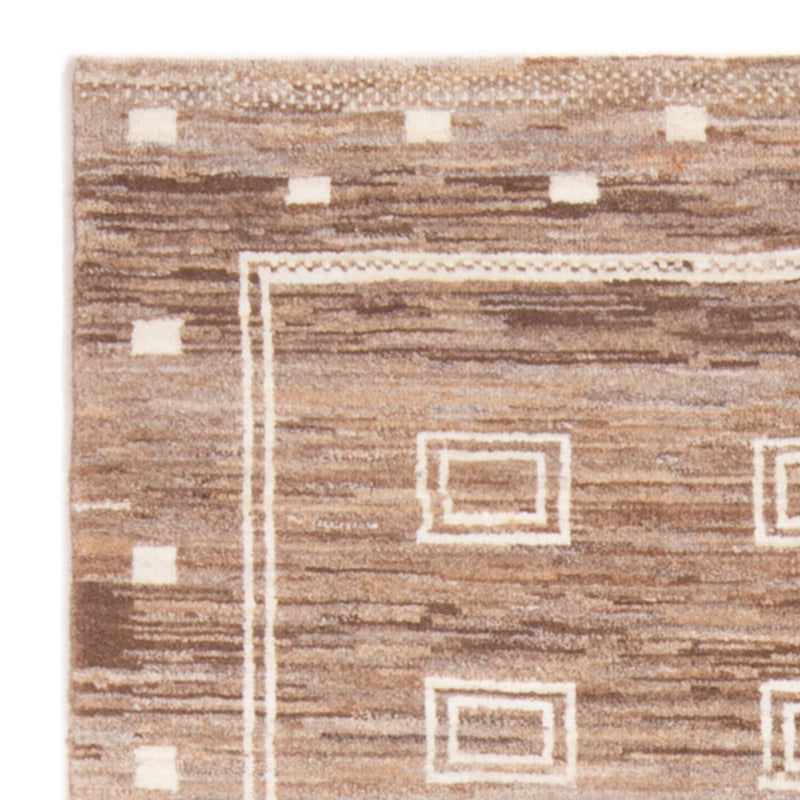 Dywan Gabbeh - perski - 149 x 99 cm - brązowy