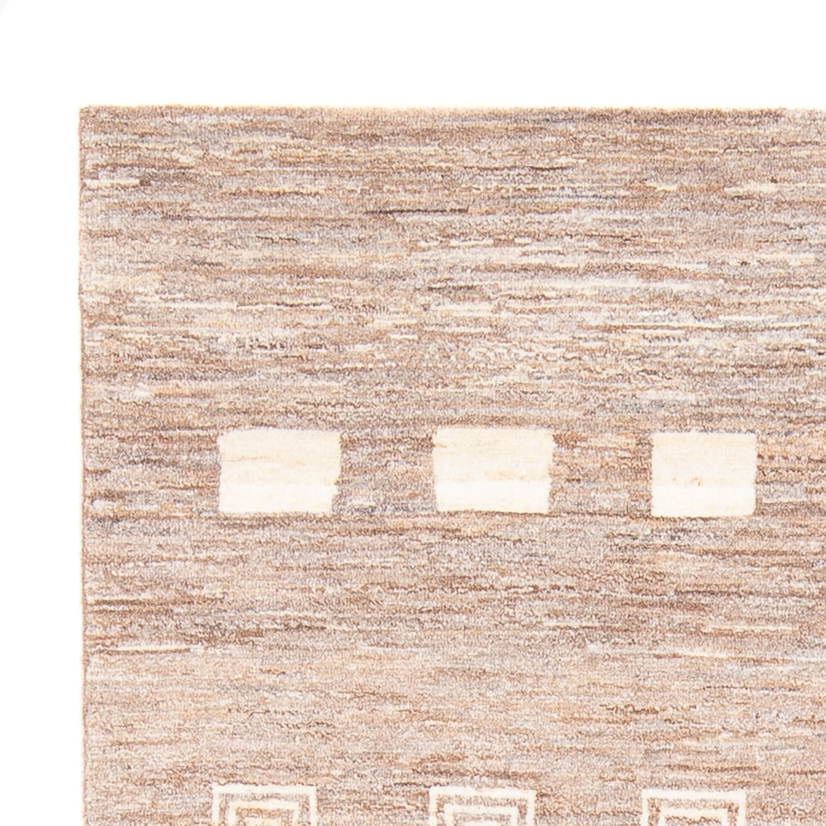 Dywan Gabbeh - perski - 178 x 117 cm - ciemny beż