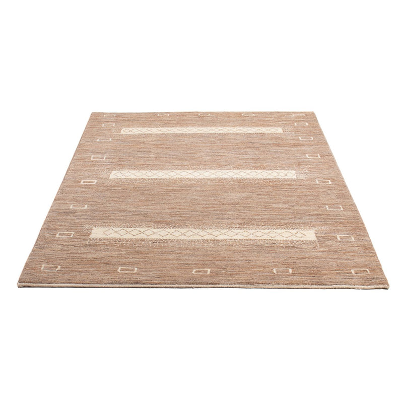 Dywan Gabbeh - perski - 171 x 116 cm - ciemny beż