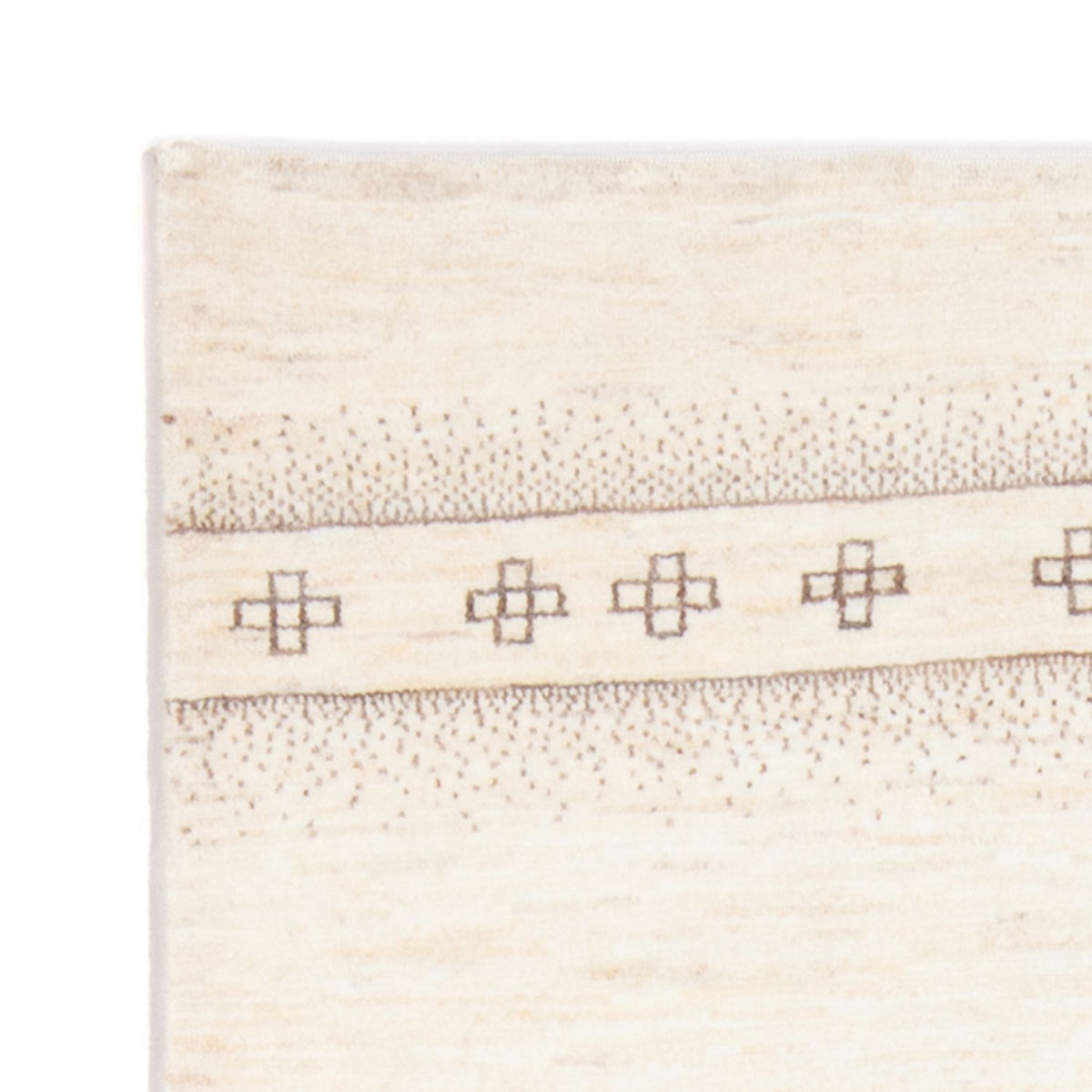 Dywan Gabbeh - perski - 144 x 103 cm - jasny beż