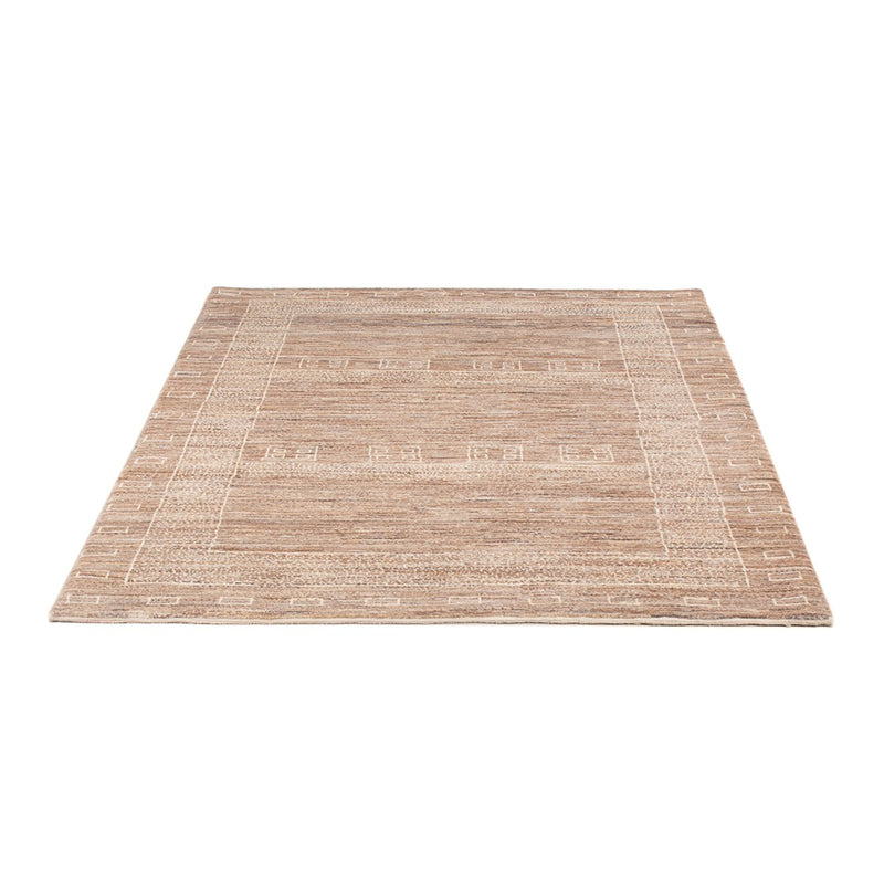 Dywan Gabbeh - perski - 170 x 121 cm - ciemny beż