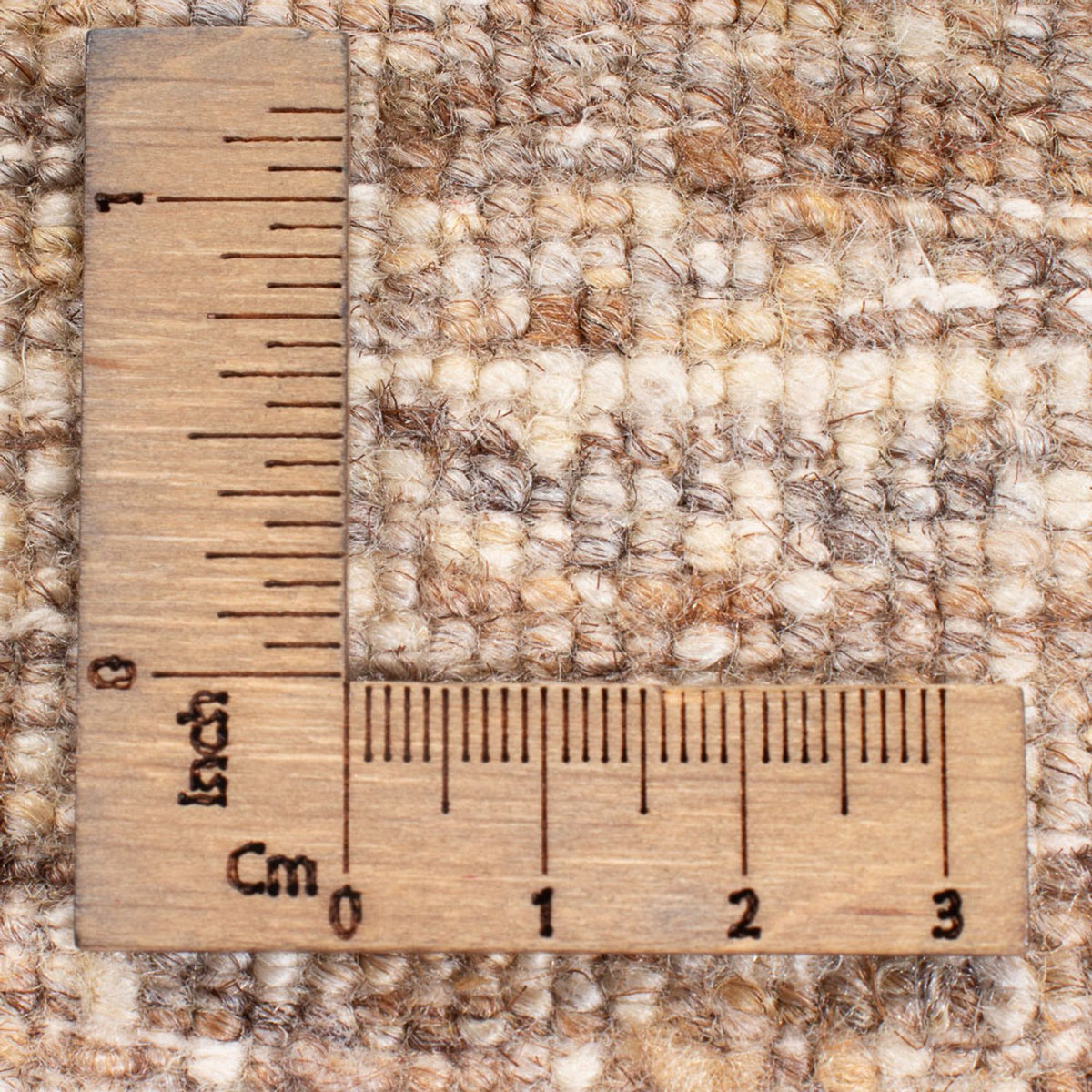 Dywan Gabbeh - perski - 170 x 121 cm - ciemny beż