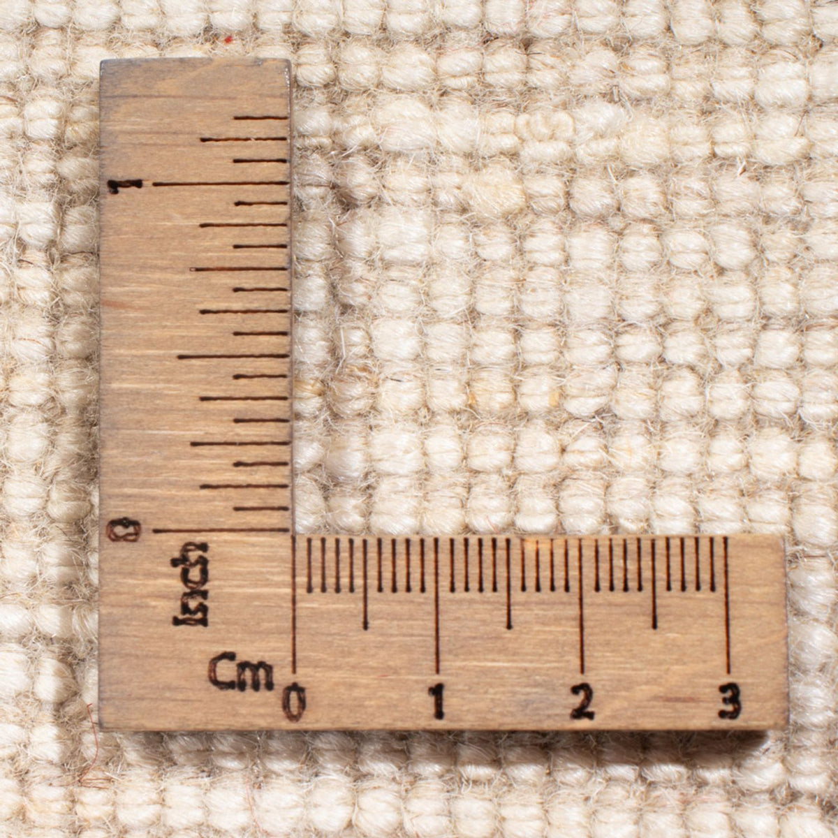 Dywan Gabbeh - perski - 176 x 116 cm - biały