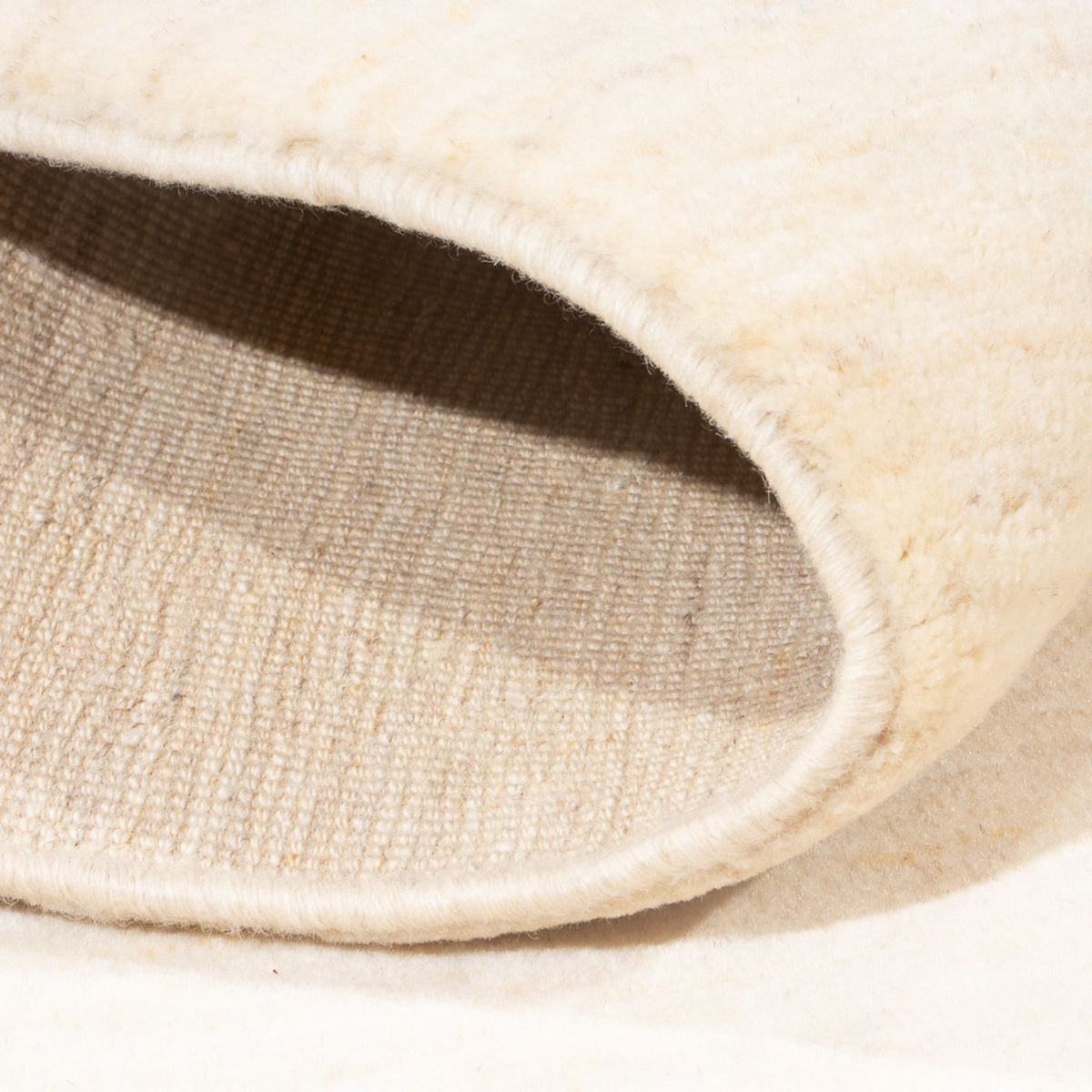 Dywan Gabbeh - perski - 177 x 116 cm - beżowy