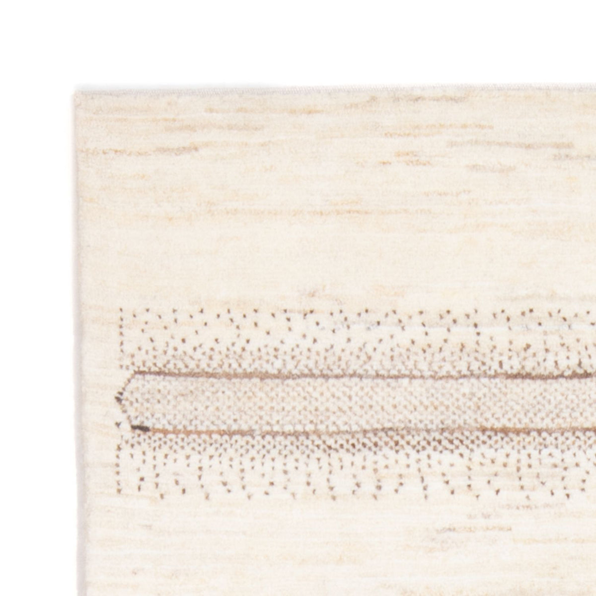 Dywan Gabbeh - perski - 145 x 96 cm - jasny beż